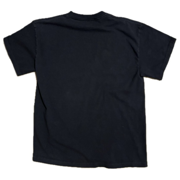 I Love Boobies Breast Cancer Support Black Short Sleeve Tee Shirt Size M - Picture 3 of 3